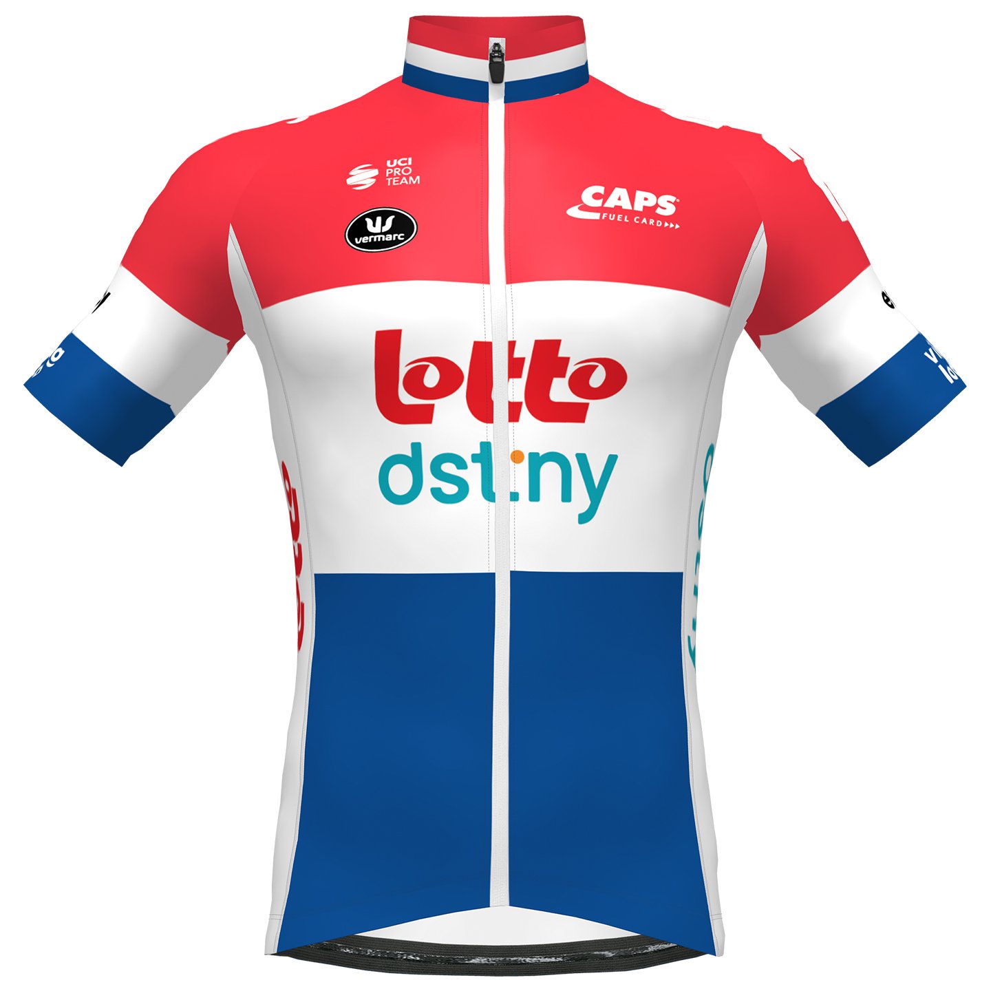 LOTTO DSTNY Kurzarmtrikot Niederländischer Meister 2023